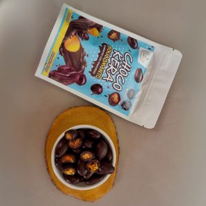 Aguaymanto bañado en chocolate 70%