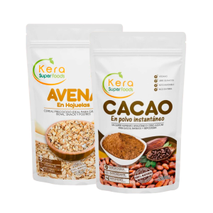Avena en hojuelas 1kg + Cacao en polvo 1kg