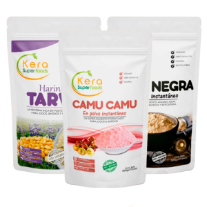 Harina de tarwi + Camu camu + Maca negra 500g