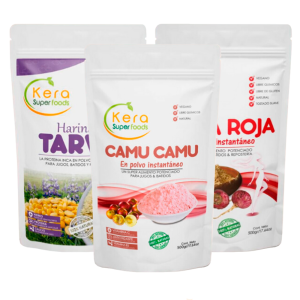 Harina de tarwi + Camu camu + Maca roja 500g