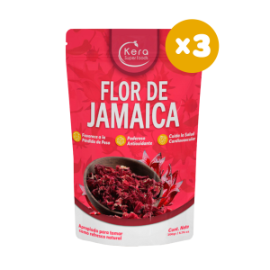 Flor de Jamaica 200g X3