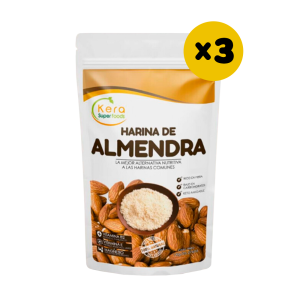 Harina de Almendra 1kg x3