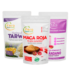 Harina de Tarwi + Arándano  Atomizado + Maca roja 500g