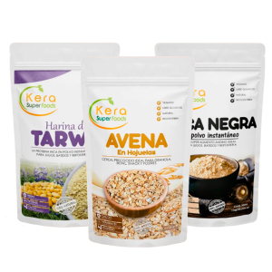 Harina de Tarwi + Hojuelas + Maca negra 1kg
