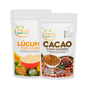 Harina de Lúcuma 1 kg + Cacao en polvo 1kg