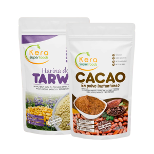 Harina de tarwi 1kg + Cacao 1kg