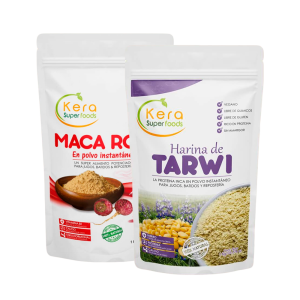 Maca roja 1kg + Harina de tarwi 1kg